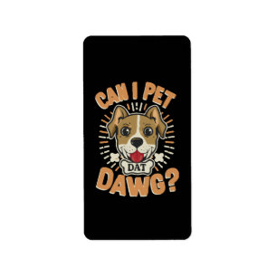 Kann ich Dat Dawg essen? Adressaufkleber