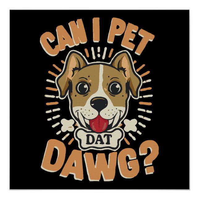 Kann ich Dat Dawg essen? Poster (Vorderseite)