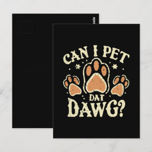Kann ich Dat Dawg essen? Postkarte