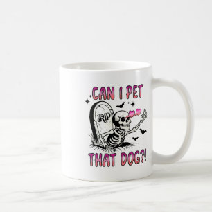 Kann ich den Hund Funny Hund über Skelett Schlotte Kaffeetasse
