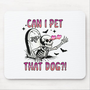 Kann ich den Hund Funny Hund über Skelett Schlotte Mousepad