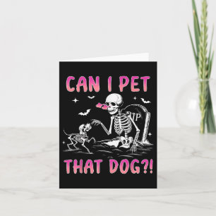 Kann ich den Hund Funny Skelett Hund über Schwimme Karte