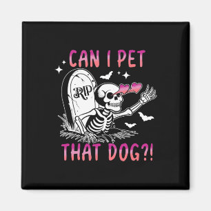 Kann ich diesen Hund Skelett Halloween essen? Magnet