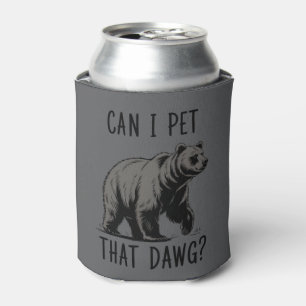 Kann ich diesen Hund streicheln? Bär Meme Lustiger Dosenkühler