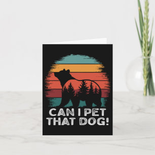 Kann ich diesen Hund zum sonnigen Wandern Camping Karte