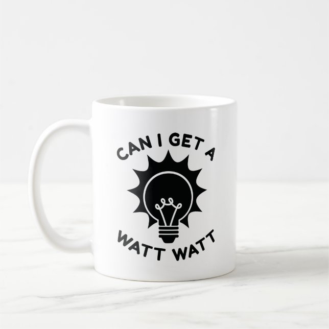 Kann ich ein Watt bekommen? Kaffeetasse (Links)