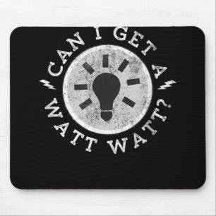 Kann ich einen Watt Funny Liebhaber Elektroingenie Mousepad