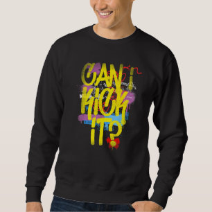Kann ich es 80er 90er Hip Hop B Boy Old School Rap Sweatshirt