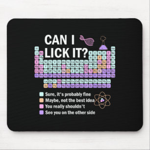 Kann ich es ablecken Periodensystem Kinder Wissens Mousepad