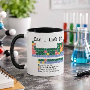 Kann ich es Chemie Periodensystem–Leckere Wissensc Tasse
