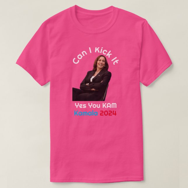 Kann ich es Kamala Harris 2024 T - Shirt (Design vorne)
