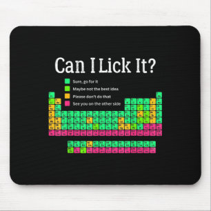 Kann ich es lecken Periodensystem-Elemente Wissens Mousepad
