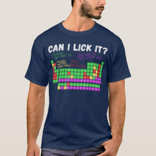 Kann ich es lecken Periodensystem Jungen Mädchen K T-Shirt