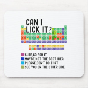 Kann ich es Periodensystem Chart Naturwissenschaft Mousepad