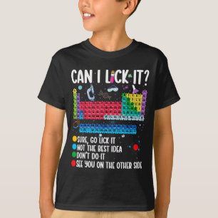 Kann ich es Periodensystem Lustige Wissenschaft Ch T-Shirt