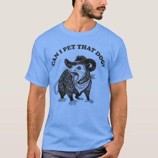 Kann ich Haustier Hund Meme Tierliebhaber Lustiges T-Shirt