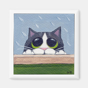 Kann ich hereinkommen? - Katzen-Magnet Magnet