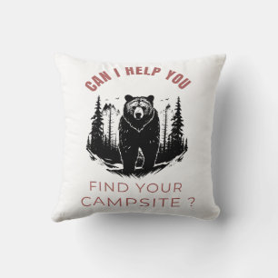 Kann ich Ihnen helfen, Ihren Campingplatz zu finde Kissen