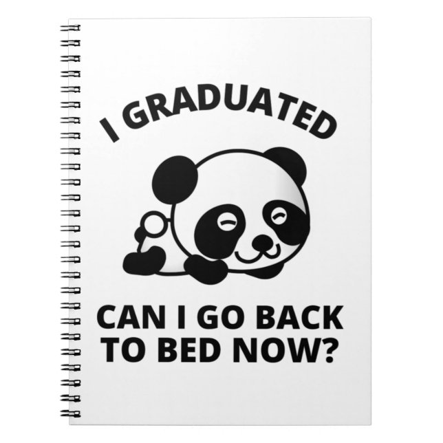 Kann ich jetzt wieder zu Bett gehen?  Notizblock (Vorderseite)