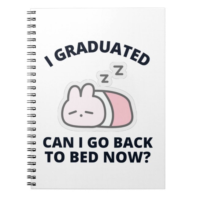 Kann ich jetzt wieder zu Bett gehen?  Notizblock (Vorderseite)