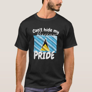 Kann ich meinen Lucian Pride St Lucia Unabhängigke T-Shirt
