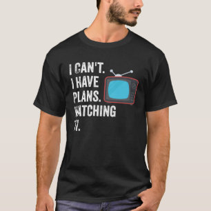 Kann ich nicht einen Fernsehbildschirm-Lüfter sehe T-Shirt