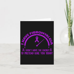 Kann ich Ribbon Lila haben Fibromyalgie Awarene tr Karte