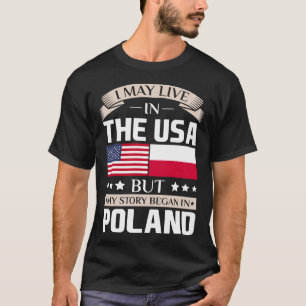 Kann in USA-Geschichte leben anfing im T-Shirt