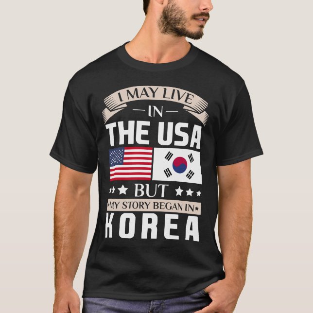 Kann in USA-Geschichte leben anfing im T-Shirt (Vorderseite)