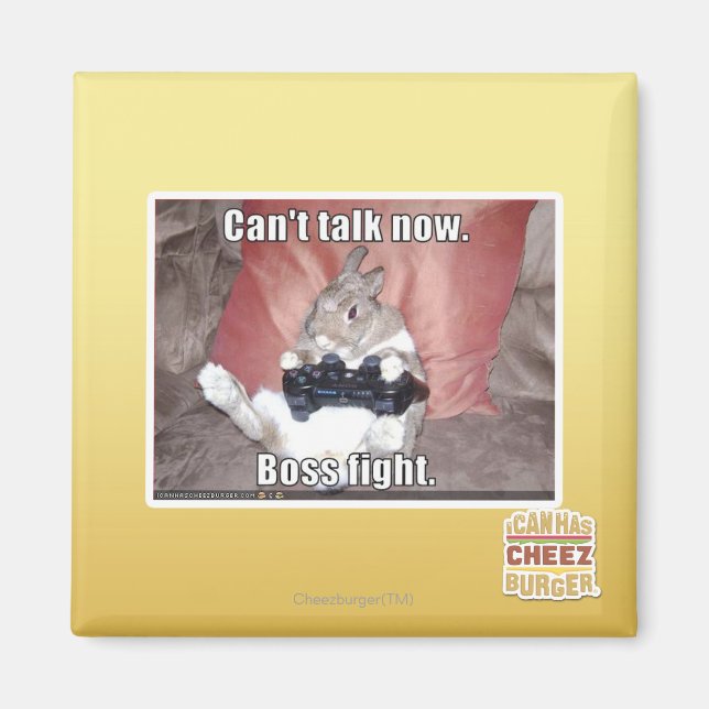 Kann jetzt nicht reden, Bosskampf. Magnet (Vorne)