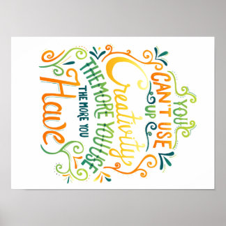 Kann Kreativität nicht nutzen Poster