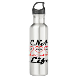 KANN Liebe-Glauben hoffen Edelstahlflasche