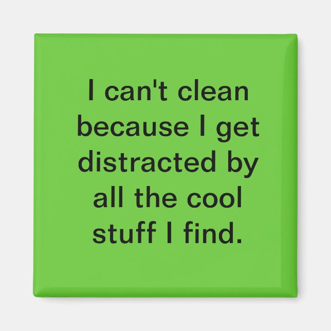 Kann Magnet nicht reinigen (Vorne)