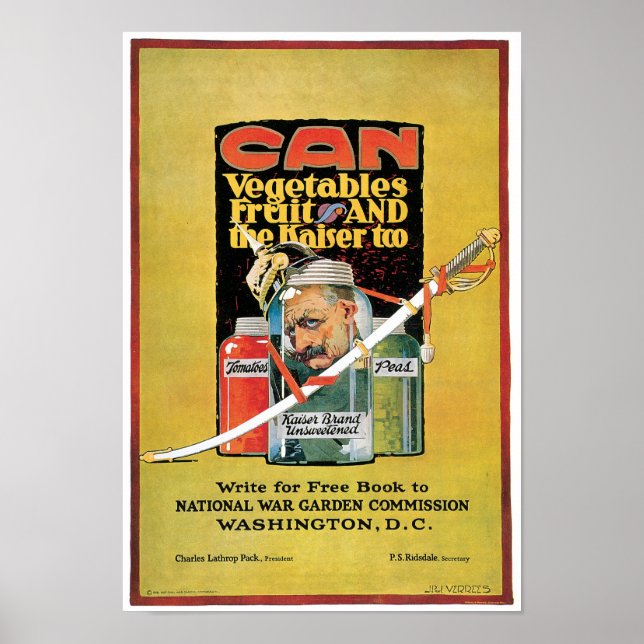 Kann man auch Gemüse, Obst und den Kaiser trinken? Poster (Vorne)