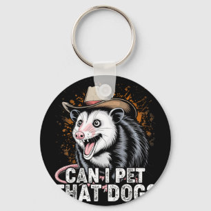 Kann man diesen Hund streicheln Meme Tierliebhaber Schlüsselanhänger