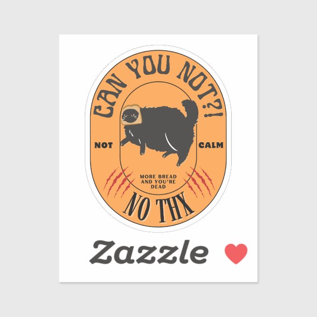 Kann man nicht aufkleber (Blatt)