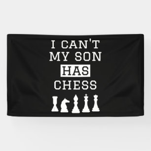 Kann mein Sohn keinen witzigen Schach-Vater haben? Banner