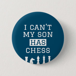 Kann mein Sohn keinen witzigen Schach-Vater haben? Button