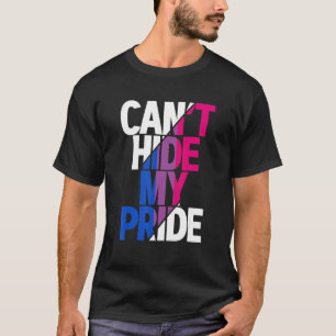 Kann meine stolze Bisexuelle Fahne lgbtq Bisexuali T-Shirt