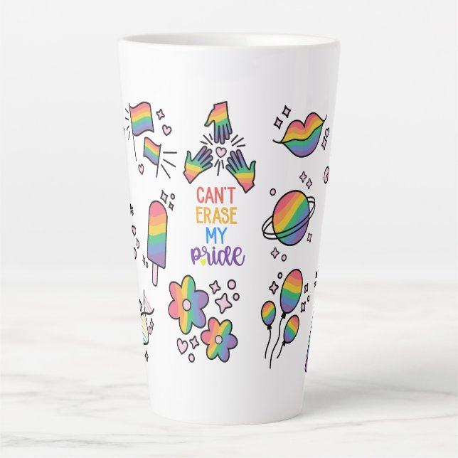 Kann meine stolze LGBTQ nicht löschen Milchtasse (Vorderseite)