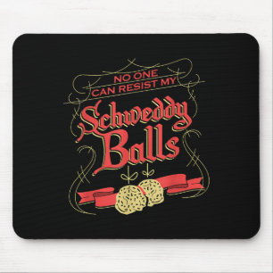 Kann meinem Schweddy-Ball-Candy-hässlichen-Weihnac Mousepad