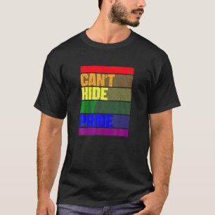 Kann meinen Stolz auf lesbische Schwulen-Lesben-LG T-Shirt
