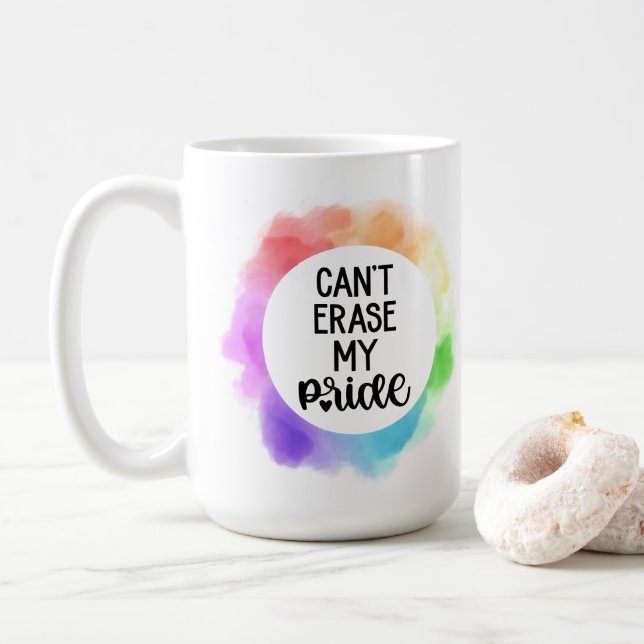Kann meinen Stolz nicht löschen Kaffeetasse (Mit Donut)