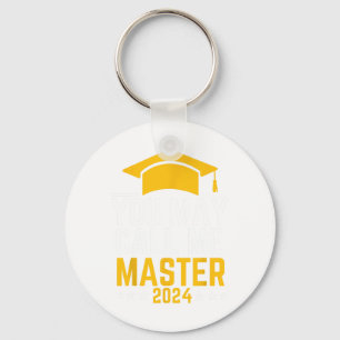Kann mich Master 2024 Master Degree Abschluss nenn Schlüsselanhänger
