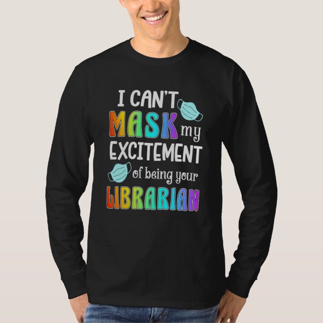 Kann mich nicht aufregend fragen, dein Bibliotheka T-Shirt (Vorderseite)