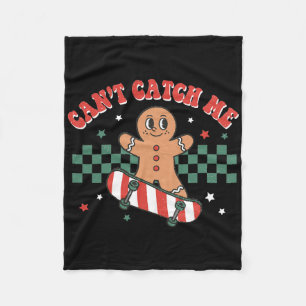 Kann mich nicht erwischen Groovy Weihnachten Lebku Fleecedecke