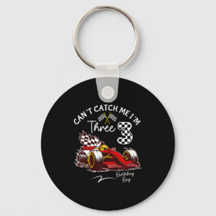 Kann mich nicht erwischen, ich bin 3 Super Red Rac Schlüsselanhänger
