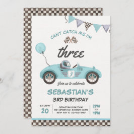 Kann mich nicht erwischen, ich bin drei Rennwagen Einladung