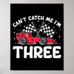 Kann mich nicht fangen, ich bin 3, Kinder 3. Gebur Poster