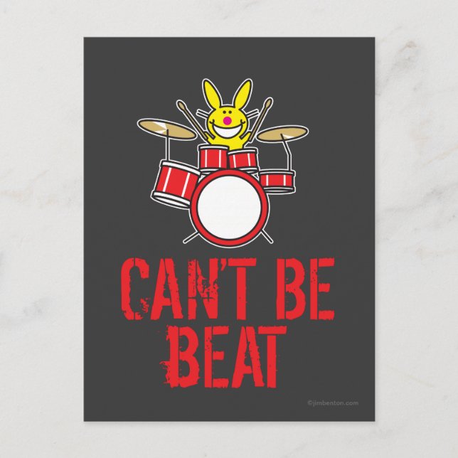 Kann mich nicht schlagen postkarte (Vorderseite)